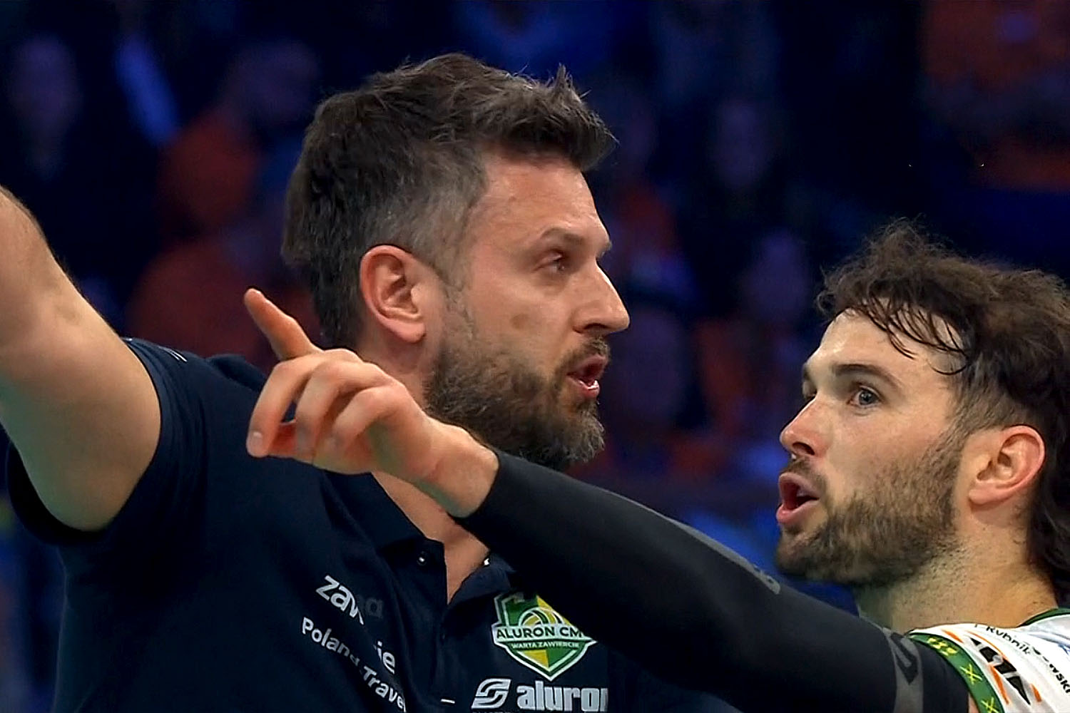 Aluron CMC Warta Zawiercie sezon 2024 2025 Michal Winiaski Luck Perry