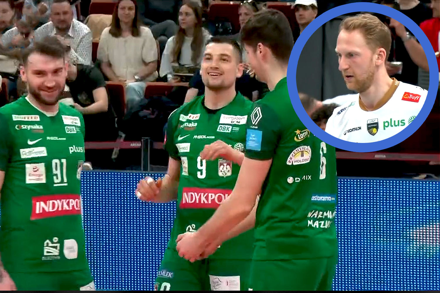 Jarosz, zakończył karierę, zgarnął 50-tą statuetkę MVP. Indykpol wygrał 3:0.