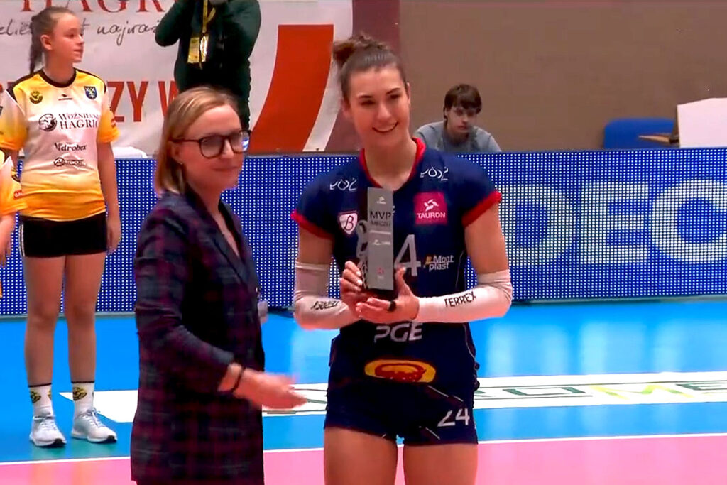 PGE Grot Budowlani Łódź sezon 2024 2025 Paulina Damaske MVP