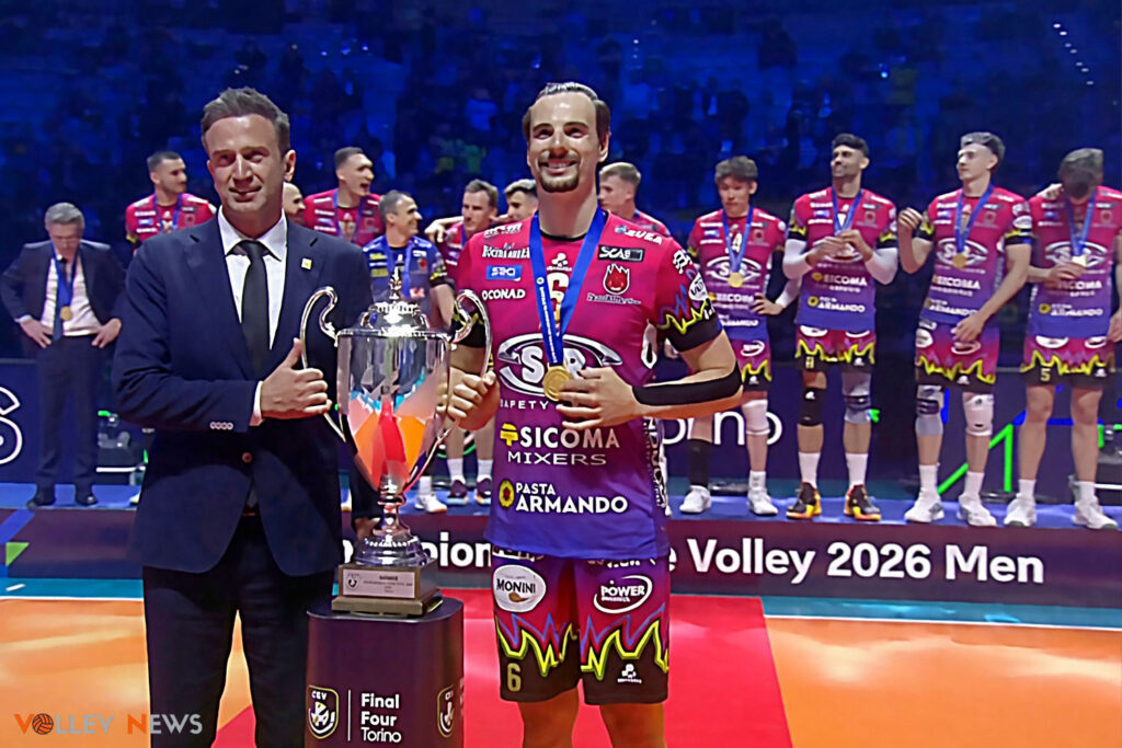 Sir Sicoma Monini Perugii sezon 2025 2026 Zdobywca Pucharu Europy Simone Giannelli Roko Sikirić