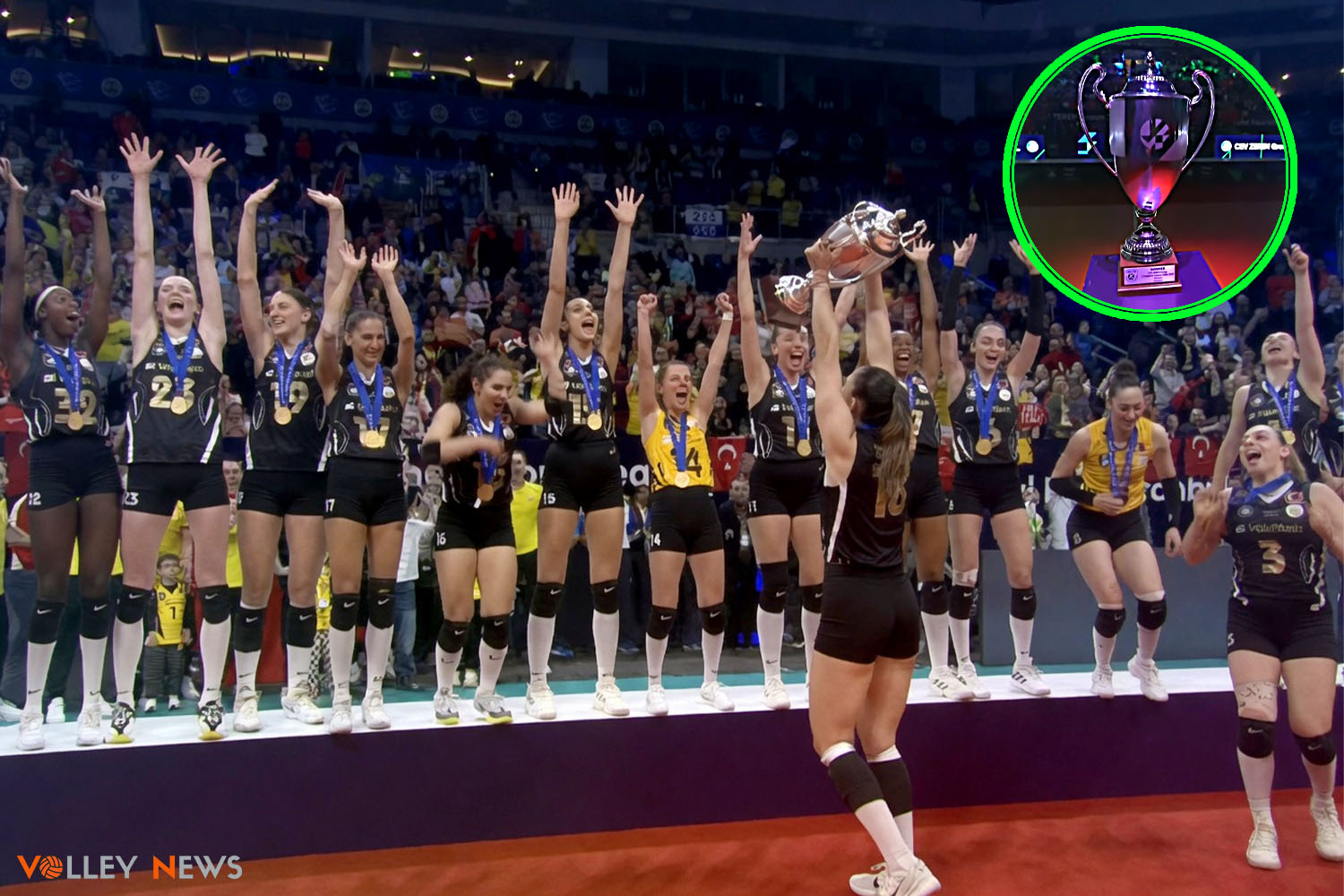 Po raz siódmy, Puchar Europy w rękach VakifBank Stambuł.